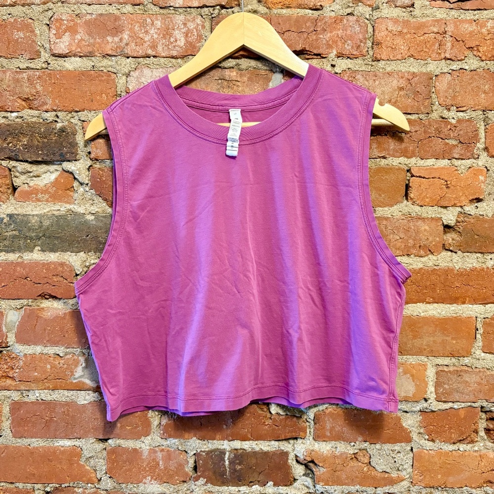 Lululemon Sleeveless Purple Crop Top (size 10 U.S.)